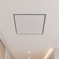 Diffuseur d'air de retour carré en alliage d'aluminium avec mastic intégré pour ventilation