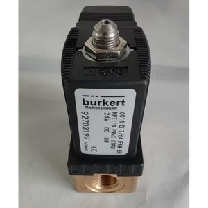 วาล์วโซลินอยด์ Burkert รุ่น 6014 DC 24V ขนาด 1/4 นิ้ว NPT พอร์ต วาล์วควบคุมอุณหภูมิปกติ - Product Image 1
