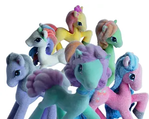 OEM toy manufacturer flocking novelty horse flocked animal toy