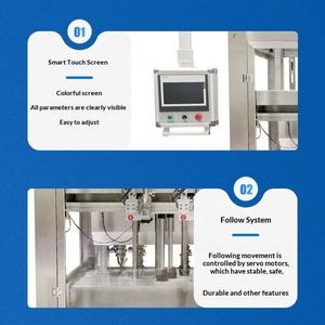 TEBAK Macchina Riempitrice Automatica a Doppia, Quattro, Sei, Otto Teste con Sistema di Inseguimento Completamente Automatico - Product Image 5
