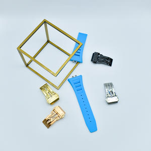 Bracelet de montre connectée tendance 44mm 45mm pour <span class=keywords><strong>Apple</strong></span> <span class=keywords><strong>Watch</strong></span> Series 6 7 8 – Sangle de luxe en caoutchouc - Product Image 2