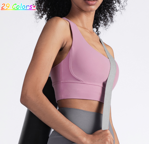 Logotipo personalizado Entrenamiento Ropa atlética Mujeres Sujetador deportivo de alto impacto Gimnasio Yoga Sujetador Tallas grandes Sujetador cruzado - Product Image 1