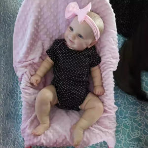 Poupée en silicone souple peinte en 3D à la main Poupées réalistes en silicone <span class=keywords><strong>Reborn</strong></span> 18 pouces à <span class=keywords><strong>vendre</strong></span> - Product Image 4