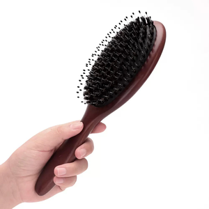 <span class=keywords><strong>Cepillo</strong></span> de <span class=keywords><strong>pelo</strong></span> de <span class=keywords><strong>cerdas</strong></span> de jabalí natural personalizado, alisador de Madera Suave, desenredante, restauración, textura brillante, <span class=keywords><strong>pelo</strong></span> <span class=keywords><strong>fino</strong></span> y <span class=keywords><strong>fino</strong></span> - Product Image 4