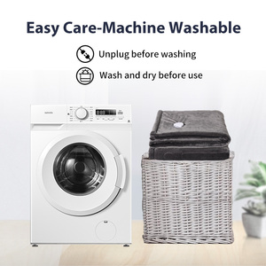 Luxury Comfortable <strong>Heated</strong> Robes <strong>Electric</strong> Quilted Flannel <strong>Blanket</strong> Washable and Weighted Flannel <strong>Blankets</strong> - Product Image 6