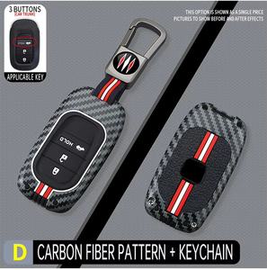 เคสกุญแจรถรีโมทฝาครอบโลหะผสมสังกะสีสำหรับซีวิค เวเซล แอคคอร์ด ฟิต ไพล็อต ซีอาร์วี ฟรีด เอชอาร์วี <span class=keywords><strong>2022</strong></span>-2024 - Product Image 4