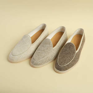 Nouvelles <span class=keywords><strong>Chaussures</strong></span> Habillées Oxford Respirantes en <span class=keywords><strong>Toile</strong></span> pour Hommes, Grande Taille, Style Mocassins, Idéales pour le Bureau et les Affaires - Product Image 2