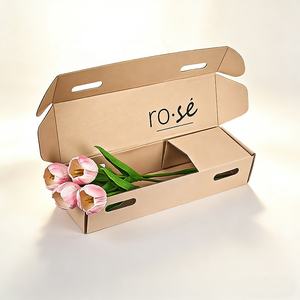 Caja de Envío Plegable Personalizada para Ramos de Flores, Caja de Cartón Resistente para Floristas y Regalos - Product Image 5