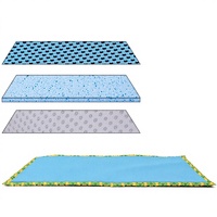 Tapis pour animaux de compagnie en mousse à mémoire de forme antidérapante moderne et confortable pour l'été, coussin de lit rafraîchissant doux pour chiens, couverture pour animaux de compagnie de qualité supérieure