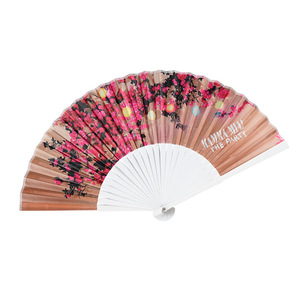 MUMU Abanico <span class=keywords><strong>de</strong></span> Bambú <span class=keywords><strong>de</strong></span> <span class=keywords><strong>Tela</strong></span> <span class=keywords><strong>de</strong></span> Seda con Acabado Pintado <span class=keywords><strong>de</strong></span> 23cm/7 Pulgadas, Estilo Chino, Escultura Personalizada China - Product Image 5