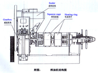 Presse à huile automatique compacte Guangxin à froid et à chaud, capacité 400 kg/h, pour huiles de soja, noix de coco, sésame, noix – Facile à utiliser