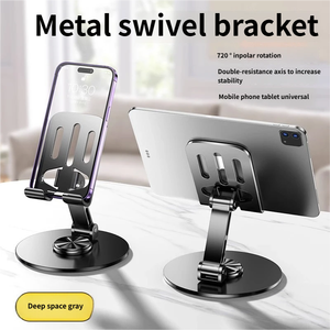 ที่วางโทรศัพท์แบบหมุนได้ 360 องศา ที่วางโทรศัพท์มือถือแบบปรับได้ ที่วางแท็บเล็ตตั้งโต๊ะ ที่วางโทรศัพท์โลหะ สำหรับไลฟ์สด Tiktok - Product Image 2