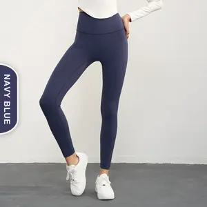 Nuls tessuto in pile autunno inverno pantaloni da Yoga senza cuciture a vita alta da donna pantaloni da Yoga Fitness