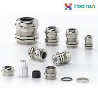 Presse-étoupe en laiton basse tension HONGXIANG HX-NT.M/PG IP66 pour câbles de 3 à 44 mm, utilisation industrielle et équipements électriques