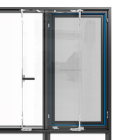 Sistema de Ventanas Corredizas de Aluminio con Doble Vidrio y Apertura Horizontal de Diseño Chino Moderno para Apartamentos, Villas y Hoteles, Insonorizadas