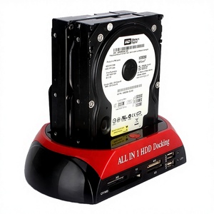 Base de Conexión para Disco Duro Externo, Lector de Tarjetas, Hub USB, Carcasa de Plástico para HDD 2.5/3.5 IDE SATA - Product Image 4