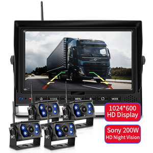 Cordless Waterproof Vehicle Monitoring System Night Vision Blind Area Easy Install Smart Security <b>Camera</b> <b>Wireless</b>-N-4 Easy Insta - Product Image 1