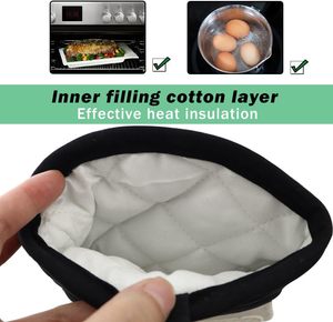 Gants de cuisine en silicone imperméables et résistants à la chaleur pour four et micro-ondes - Product Image 6