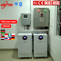 Batterie au lithium LiFePO4 UBETTER QGL-1250 pour système de stockage d'énergie solaire domestique 51,2/48V 314Ah 30kWh, 6000 cycles