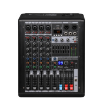 Mixeur Audio Professionnel B10 à Bas Prix, 8 Canaux, avec 99 Effets DSP Intégrés, Enregistrement, 1 Sortie AUX