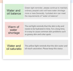 Nouveau testeur de peau numérique détection d'humidité de l'huile soins du visage usage domestique Mini analyseur de peau Machine - Product Image 6