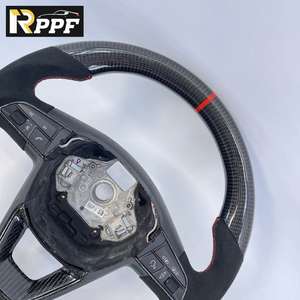 Volante de Fibra de Carbono Real Personalizado para <span class=keywords><strong>Seat</strong></span> Arona 2017-2020, <span class=keywords><strong>Leon</strong></span> Arona, Ibiza, Ateca, Toledo - Product Image 3