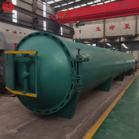 Autoclaves à blocs AAC de grande capacité pour briques à la vapeur, prix du caoutchouc et du bois