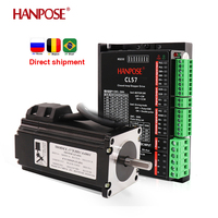 Motor Stepper Loop Tertutup Nema23 4.0A 2.6N.m 57CME26 Motor Deslizante 57x83mm 57EH83A4001-CL57 Kit Driver Motor untuk Printer 3D