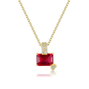 Parure de bijoux en argent 925 plaqué rhodium avec zircon, collier, boucles d'oreilles et bague, cadeau de luxe pour femme, idéal pour mariage et soirée, coupe émeraude classique - Product Image 4