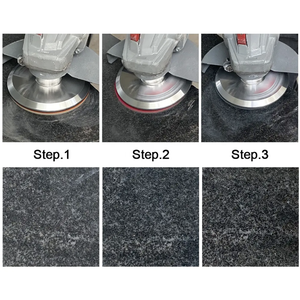 כלי שוחקים יהלום 3 שלבים משוחק יד רפידות ליטוש רטובות לקרמיקה שיש גרניט עם ציפוי יהלום - Product Image 6