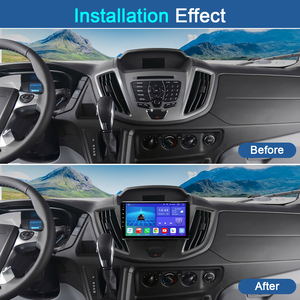 วิทยุติดรถยนต์ระบบแอนดรอยด์สำหรับรถฟอร์ดทรานสิทคัสตอมแวน ปี 2013-2019 เครื่องเล่นมัลติมีเดีย วิดีโอ ระบบนำทาง GPS รองรับ Wireless Carplay และ Android Auto พร้อม WiFi - Product Image 3