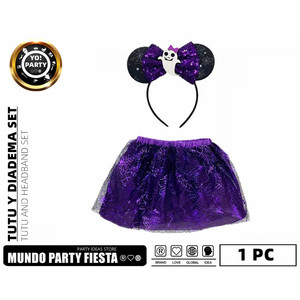 Tutù e fascia per capelli #09517 Performance Wear per la danza e il palcoscenico - Product Image 1