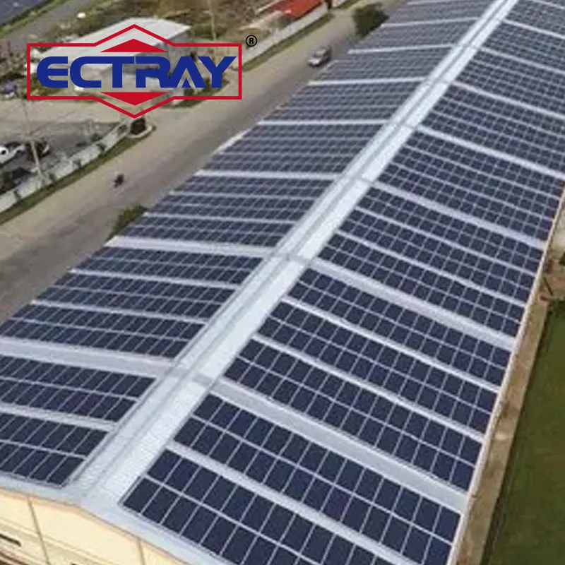 Pannelli fotovoltaici di montaggio sul tetto pannelli solari sul tetto piano in alluminio sistemi di montaggio a cremagliera pannello solare sul tetto sistemi di montaggio