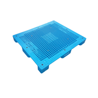 Palette en plastique industrielle KUDA 1411B-WGJJ, grande palette en plastique pour entrepôt, plateforme de transport de marchandises résistante à l'humidité, 1400x1100x140mm