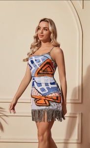 Custom Intarsia Knit <b>Dress</b>-Replica of Famous South African Painting Luxury 7-Day Sample Lead Time Made in <b>China</b> - Product Image 4