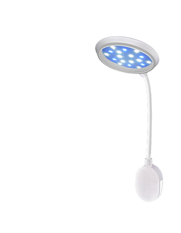 White(Blue and white light) usb mini 4.8w clip light