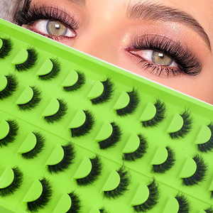 Cils en Faux Vison Personnalisés en Gros, Nouveaux, Ultra-doux, Bande Complète, Super Fins, 3D, Réutilisables, en Cheveux Synthétiques, Effet Naturel Œil de Chat - Product Image 5