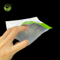 Sachets en papier kraft biodégradables PLA 100% d'emballage alimentaire debout zip-lock écologique
