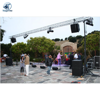 Torres de elevación portátiles de alta resistencia para iluminación Line Array, torre con soporte de manivela para eventos