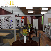 Muebles de Diseño Moderno para Tiendas de Dulces, Vitrina de Vidrio para Cafetería, Mostrador de Madera Personalizado para Panadería y Bar