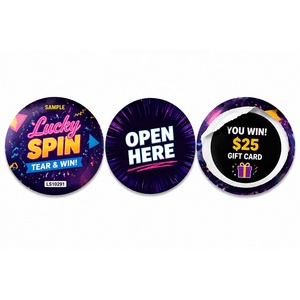 <span class=keywords><strong>Billets</strong></span> à gratter promotionnels de haute qualité, personnalisés, à une fenêtre, thème bar, avec languette de tirage - Product Image 1
