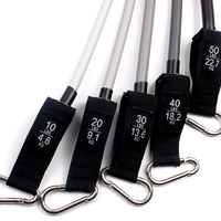 Cordon de Tension à Cinq Tubes pour Hommes, Équipement de Fitness à Domicile, Ensemble de 11 Pièces, Bandes de Résistance Élastiques pour Entraînement Musculaire