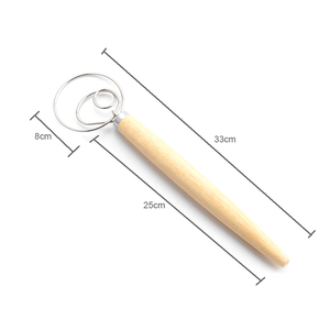 <span class=keywords><strong>Fouet</strong></span> à pâte de qualité professionnelle de qualité commerciale de 13 pouces - Product Image 5