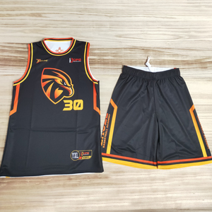 Maillot de basketball personnalisé à séchage rapide, imprimé par transfert thermique, uniforme avec nom d'équipe, vêtements de sport sublimés pour l'entraînement et les matchs - Product Image 5