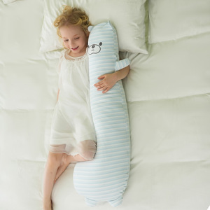 Oreiller long en coton HECION amovible avec motif animal de dessin animé, jouet en peluche doux et mignon pour les enfants, compagnon de sommeil apaisant pour dormir sur le côté - Product Image 3
