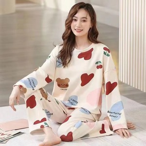 女式三件套短袖睡衣套装 女士柔软睡衣 - Product Image 5