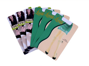 Different Colored Foil Embossed Logo Custom Paper Stocking Bodystocking Pantyhose Package <b>Box</b> - Product Image 4