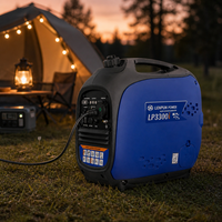 3kW Digitaler Inverter-Benzingenerator 220V LENPUN Leiser Tragbarer Mini-Hochleistungs-Stromerzeuger für Outdoor-Camping und Notfälle im Haushalt