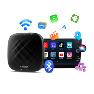 Autokit carlink ชุดกล่อง Ai เล่นในรถแบบไร้สาย dongle Android 13 64GB CarPlay อะแดปเตอร์วิดีโอทีวีกล่อง Android สำหรับรถแอปเปิ้ล - Product Image 1