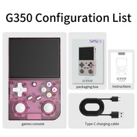 G350 elde kullanılır oyun konsolu 3.5 inç ekran Linux Retro PSP için Video oyunu ConsoleWireless WIFI çok oyunculu Online oyun
